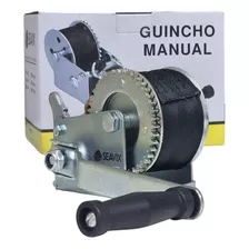 Guincho Manual 800lbs Com Fita E Tração 544kg