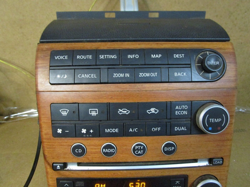 05-07 Infiniti G35 Radio Stereo Climate Control Panel Fa Tty Foto 3