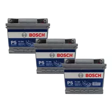 Kit3 Baterias Estacionária Bosch 40ah Nobreak Alarme Solar