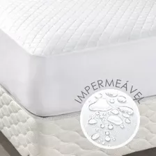 Capa Colchão Queen Impermeável Branco 32 Cm Alt Eví Decor