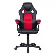 Silla Gammer De Escritorio Negra/roja Modelo Mco-011