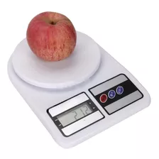 Balança Digital De Cozinha De Alta Precisão De 1gr Até 10 Kg Cor Branco Capacidade Máxima 10 Kg