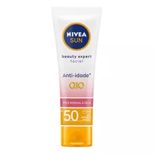 Protetor Solar Nivea Q10 Sun Beauty Expert Fps 50 Anti-idade 1 Unidade De 50 G