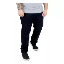 Calça Jeans Sarja Plus Size Masculina Com Lycra 50 52 54 56