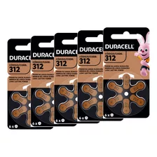 Pack 30 Pilas Auditivas Duracell Activair 312 Audífonos 