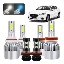 Kit De Focos Led 9005 H11 Para Mazda 3 2010-2016