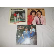 Lote 3 Lps Disco De Vinil - Altamir E Produtor