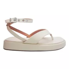 Sandália Papete Vizzano Flatform Dedo Virginia Moda Branco