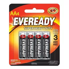 Pila Eveready Aa X4u Carbon Zinc