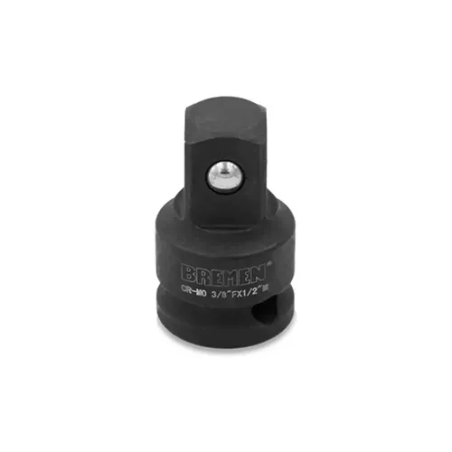Adaptador Llave Tubo Alto Impacto Bremen 3/8 H - 1/2 M 5830 Negro