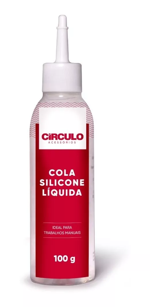 Kit 2 Cola Silicone Liquida Circulo C/ 100g 