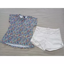 Lote De Nena Marca Mimo&co Talle 4 Años Short Y Remera Exc!