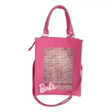 Bolsa Barbie Fiusha Con Correa Y Asas 3/4