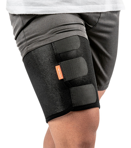 Protetor Coxa Aderente Coxal Ajustável Neoprene Com 3 Fechos