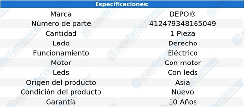 Faro Der Depo Bmw 320i Del 2013 Al 2015 Foto 4