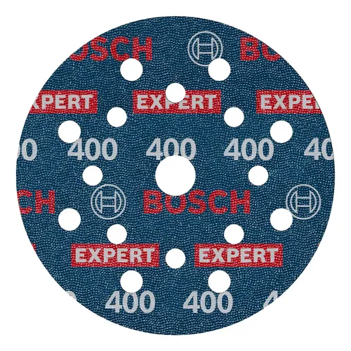 Lija Orbital Velcro Bosch 125mm Expert Multi Mater G400 X 6u Cantidad De Granos 400