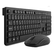 Kit Teclado E Mouse Sem Fio Wireless 2.4ghz Usb