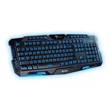 Teclado Gaming Kolke Español Ñ Usb Retroiluminado Ajustable