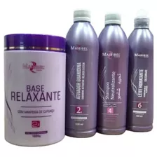 Mairibel Guanidina Base + Ativador + Shampoo + Leite Hidrat.