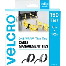 Paquete Económico De 150 Bridas Para Cables Marca Velcro | R