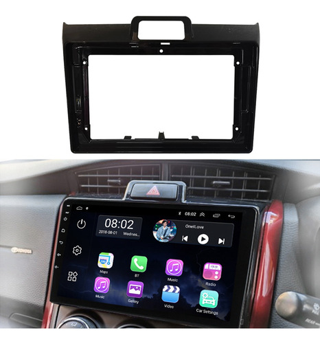 Radio Fascia Para Toyota Corolla Axio Fielder 2015, Dvd Est Foto 3