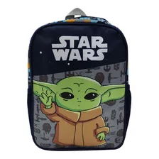 Mochila 30 X 23 X 10 Tafeta Baby Yoda Flaber 