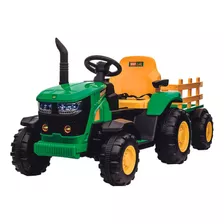 Trator Infantil Elétrico Verde Amarelo 12v Zippy Toys Voltagem Do Carregador 110v