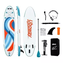 Tabla Stand Up Paddle Sup Inflable Sn027. Celeste Con Blanco