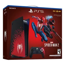 Consola Ps5 Sony 16gb 825gb Spider-man 2 Latentación Color Negro/rojo