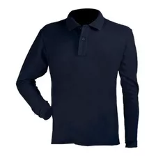 Poleras Piqué Hombre Manga Larga Para Bordar 60/40 220gm