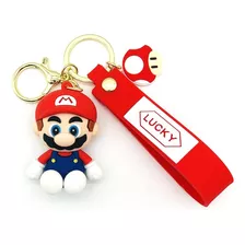 Figura De Súper Mario Brothers Llaveros Diseños Varios