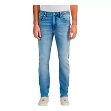 Calça Jeans Acostamento Skinny Ou24 Azul Masculino