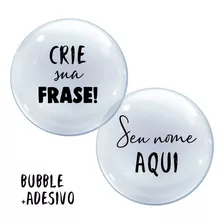 Bubble + Adesivo Personalizado 24 