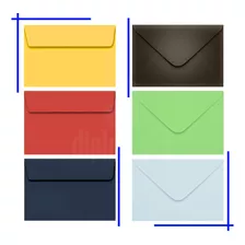 Envelope Color Plus 80g 16,2x22,9 (20 Unids) Diversas Cores!