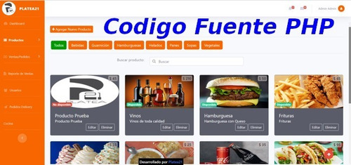Codigo Fuente Software Web Internet Delivery Pos Pc Celular