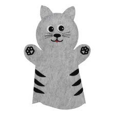 Fantoche - Feltro - Gato - Kits E Gifts