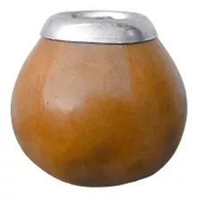 Mates De Calabaza Tamaño Chico C/virola Lisos Regalos Oferta