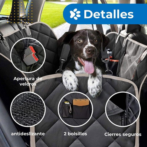 Protector Forro Cubre Asiento Carro Perros Mascotas Petpal Foto 3