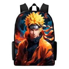 Bolsa Masculina Feminina Mochila Personagens Animados Naruto Desenho Do Tecido M12