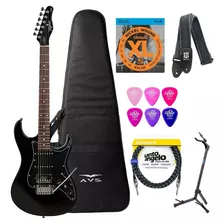 Guitarra Tagima Stella Bk Preta + Kit