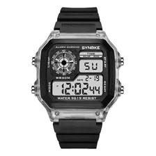 Reloj Digital Sinoke 9619d Resistente Agua