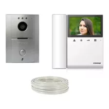 Kit Video Portero Commax Monitor 4.3 Interfon 60mts Cable