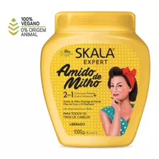 Máscara Creme Tratamento Cabelo Amido Milho Skala Pote 1kg