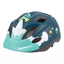 Casco De Bicicleta Para Niños Celeste Polisport 48/52 