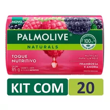 Kit Com 20 Sabonetes Palmolive Naturals Toque Nutritivo 85g