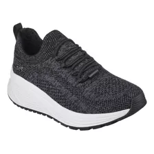 Tenis Skechers Bobs Sport Sparrow 2.0 Wind Chime Negro Mujer