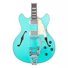 D'angelico Deluxe Dc Semi-hollow Electric Guitar With D'ange