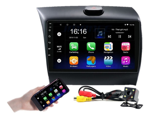 Estereo Kia Forte Cerato 05-15 Android Carplay Gps Y Camara Foto 2