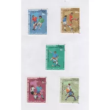 Serie De Estampillas De Mauritania - Futbol Mundial 1990