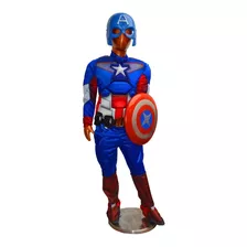 Disfraz Avengers Capitan America Musculos Halloween